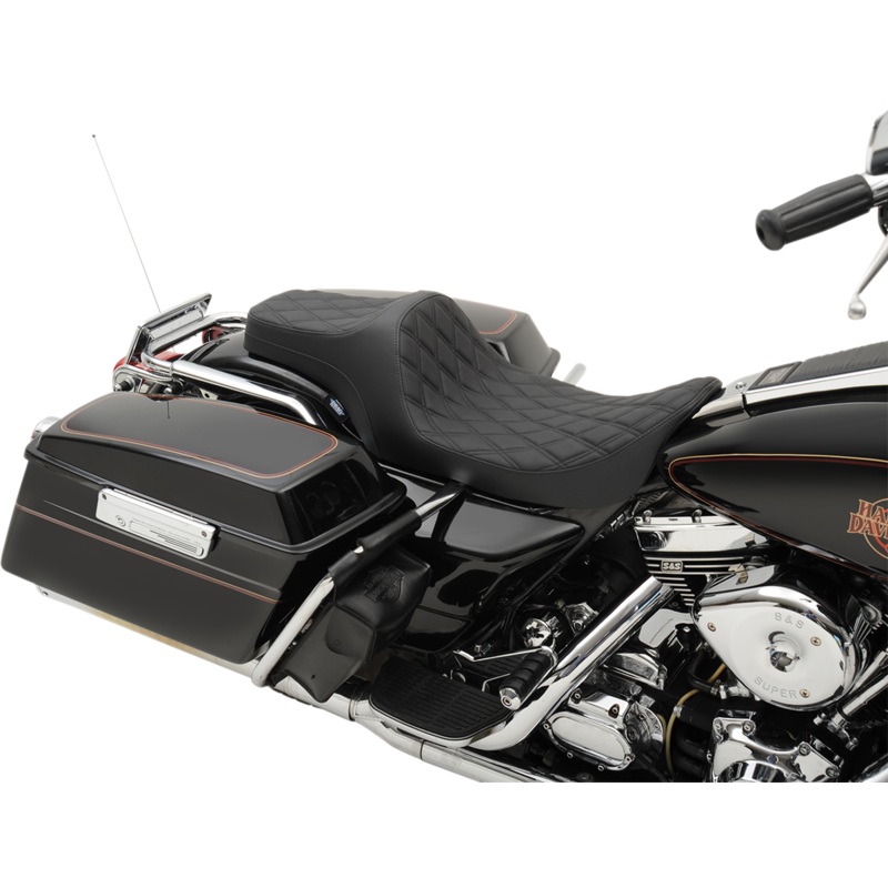 DRAG SPECIALTIES SEATS Predator III Seat – Double Diamond Predator III Seat