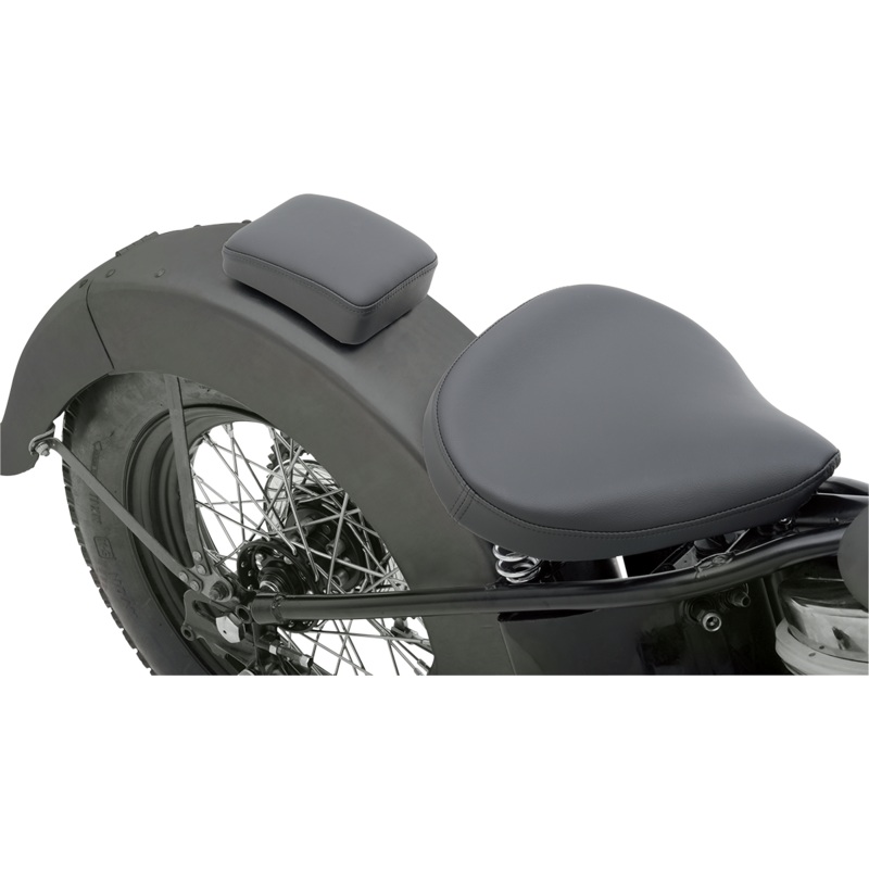 DRAG SPECIALTIES SEATS Small Pillion – Black Pillion Pad for Spring Solo Seat