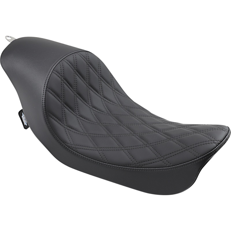 DRAG SPECIALTIES SEATS Solo Seat – Double Diamond – FXD 3/4 Low Solo Seat  Diamond