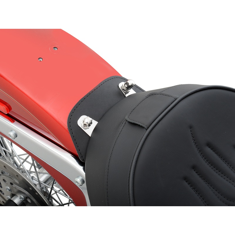 DRAG SPECIALTIES SEATS Solo Seat – Smooth – Backrest – FLST ’07-’17 Backrest Compatible Solo Seat  Smooth