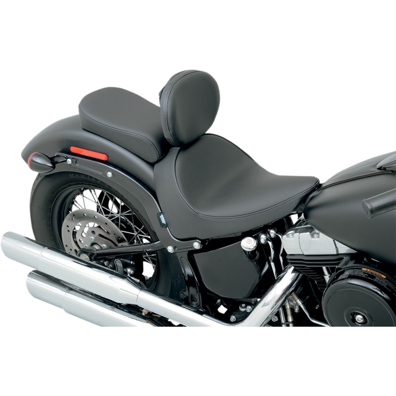 DRAG SPECIALTIES SEATS Solo Seat – Smooth – Backrest – FXS/FLS Backrest Compatible Solo Seat  Smooth