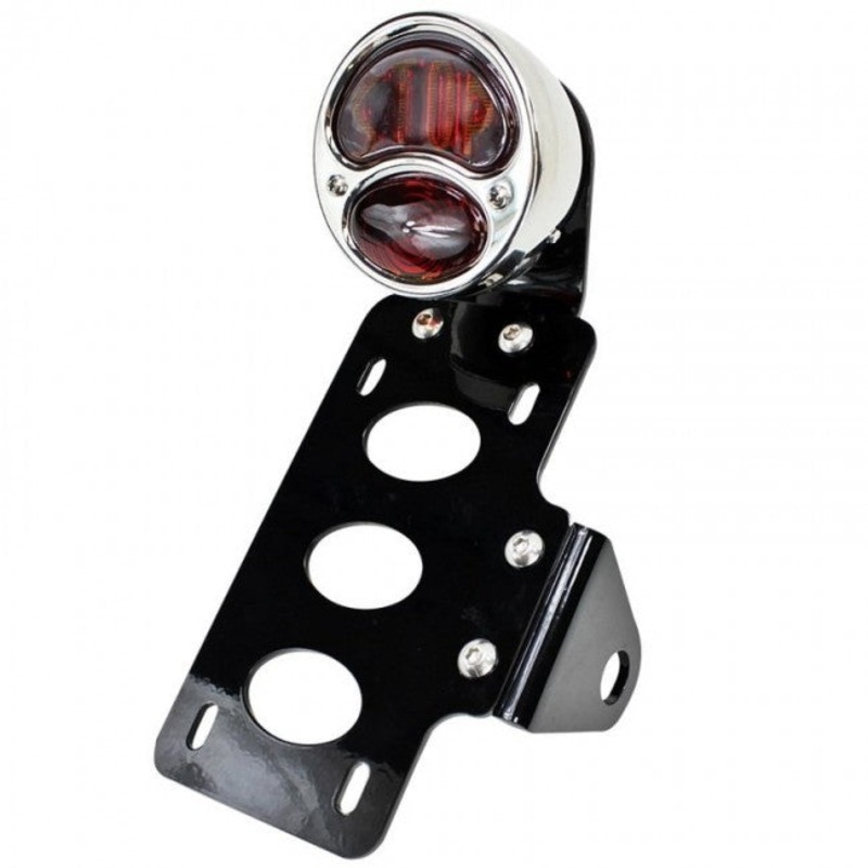 TC Bros.Stop Model A Side Mount Tail Light/License Plate Bracket