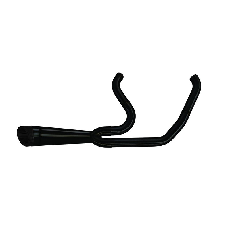 Two Brothers Racing 2018-2020 HD SOFTAIL Fatboy/Breakout M8 2-1 Shorty Turnout Black Exhaust