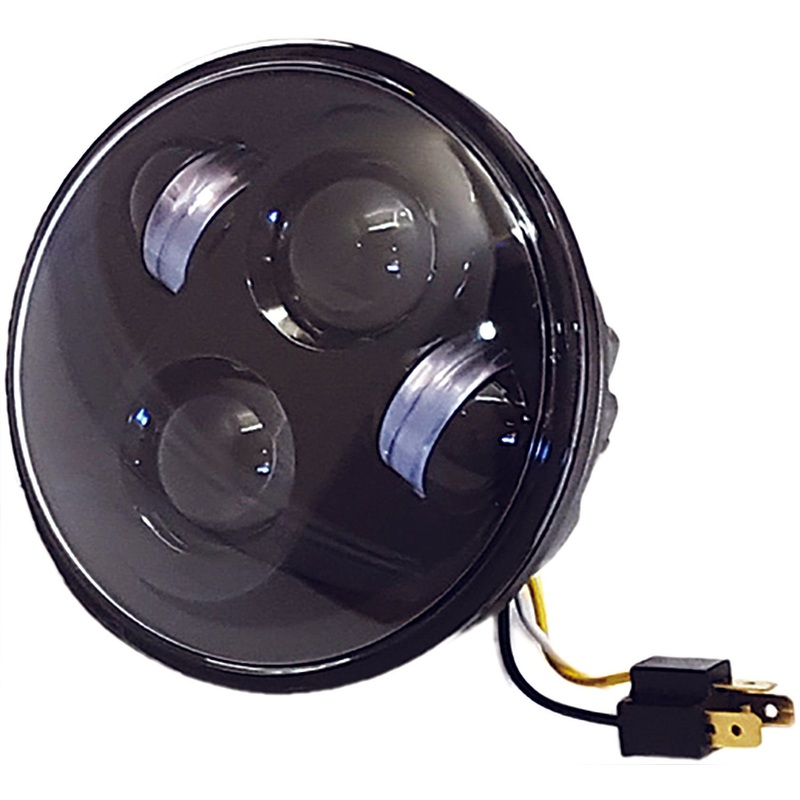 5 3/4 LED HEADLIGHT BLACK HIGH DEFINITION