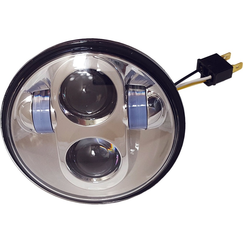 5 3/4 LED HEADLIGHT CHROME HIGH DEFINITION