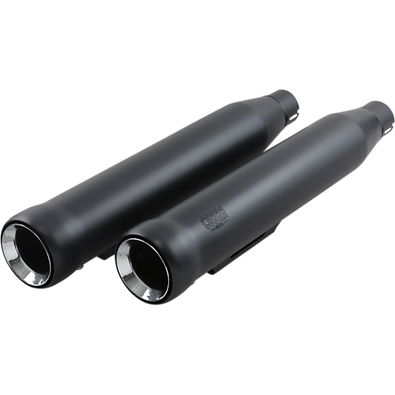 COBRA 3 Neighbor Hater Mufflers for ’91-’17 Dyna – Black 6045B