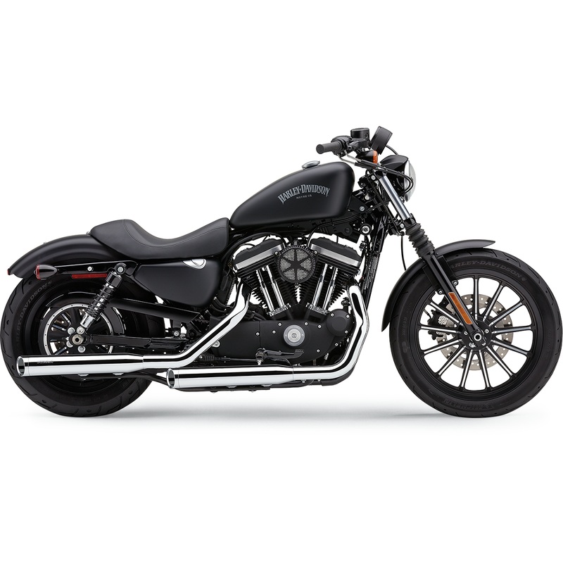 COBRA 3 Slashcut Mufflers for XL – Chrome 6031