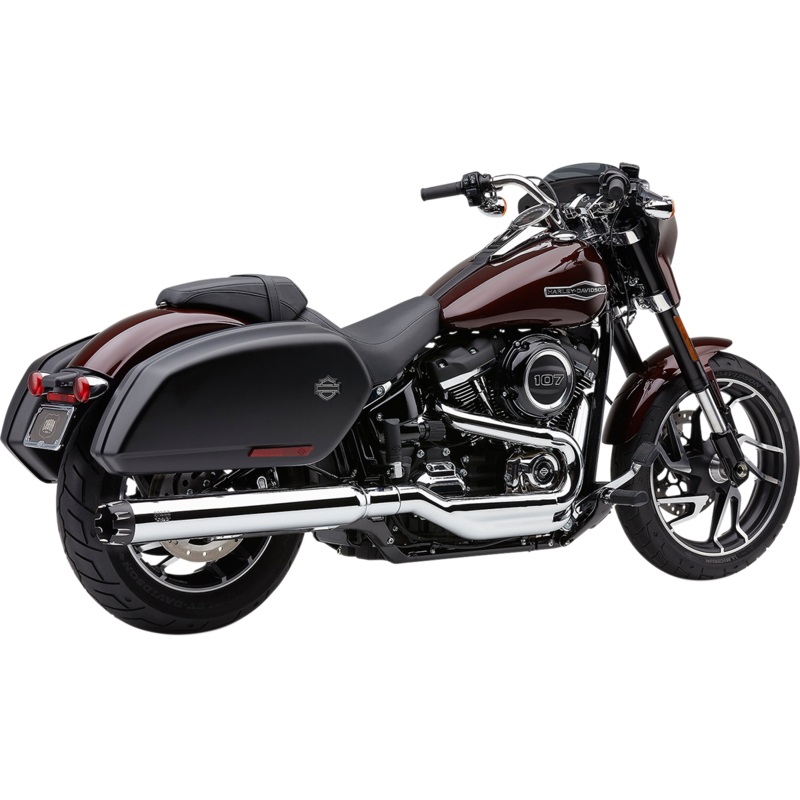 COBRA Dual Cut Muffler for FLSB – Chrome 6521