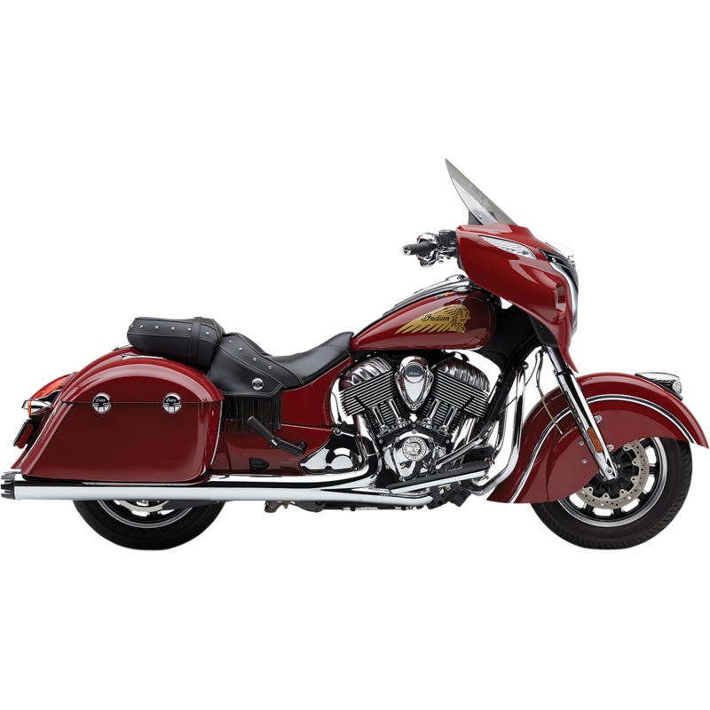 COBRA Dual Cut Slip-On Mufflers – Chrome 5208