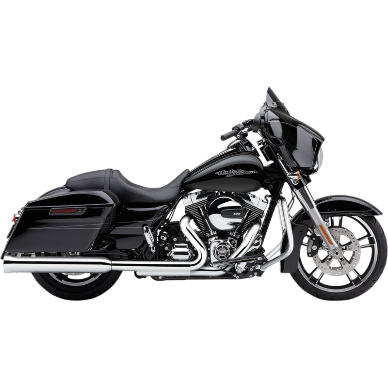 COBRA Neighbor Hater Mufflers for ’95-’16 Bagger – Chrome 6107