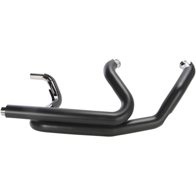 COBRA Powerport Dual Headpipes with Dual Bungs – Black 6253DBRB1