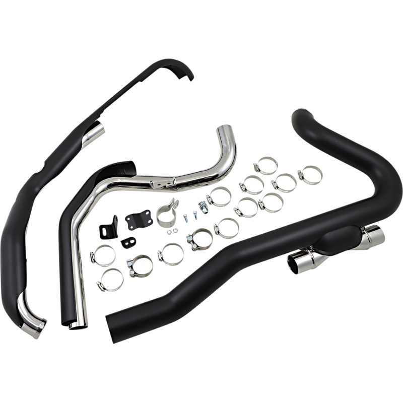 COBRA Pro Chamber Headpipes for Trike – Black 6256RB