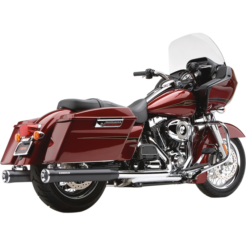 COBRA RPT 3 Mufflers – Black – ’95-’16 Bagger 6070RB