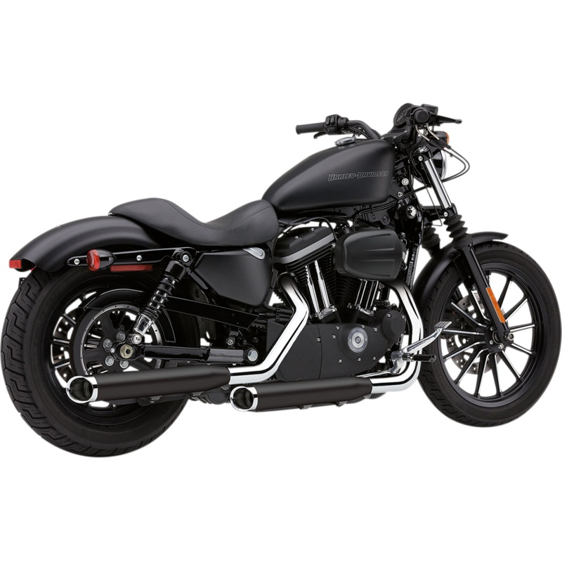 COBRA Slashcut Mufflers – Black – ’04-’13 XL 6030RB
