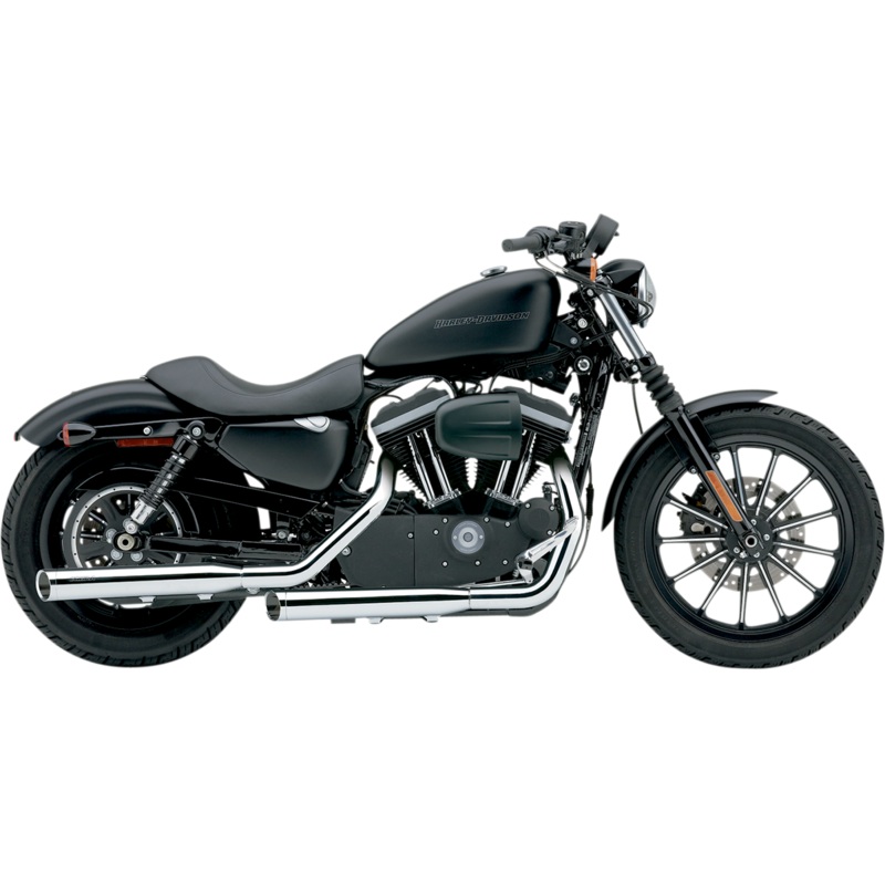 COBRA Slashcut Mufflers – Chrome – ’04-’13 XL 6030