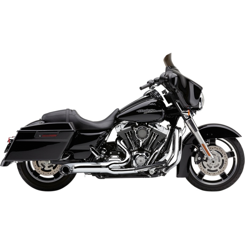 COBRA Turn Out 2-into-1 Exhaust System – Chrome 6270-1