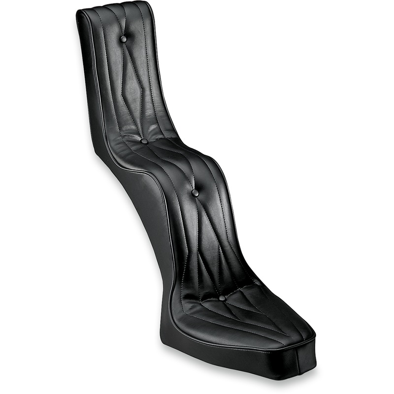 DRAG SPECIALTIES SEATS King/Queen Seat – Diamond – Rigid King and Queen Vinyl Seat