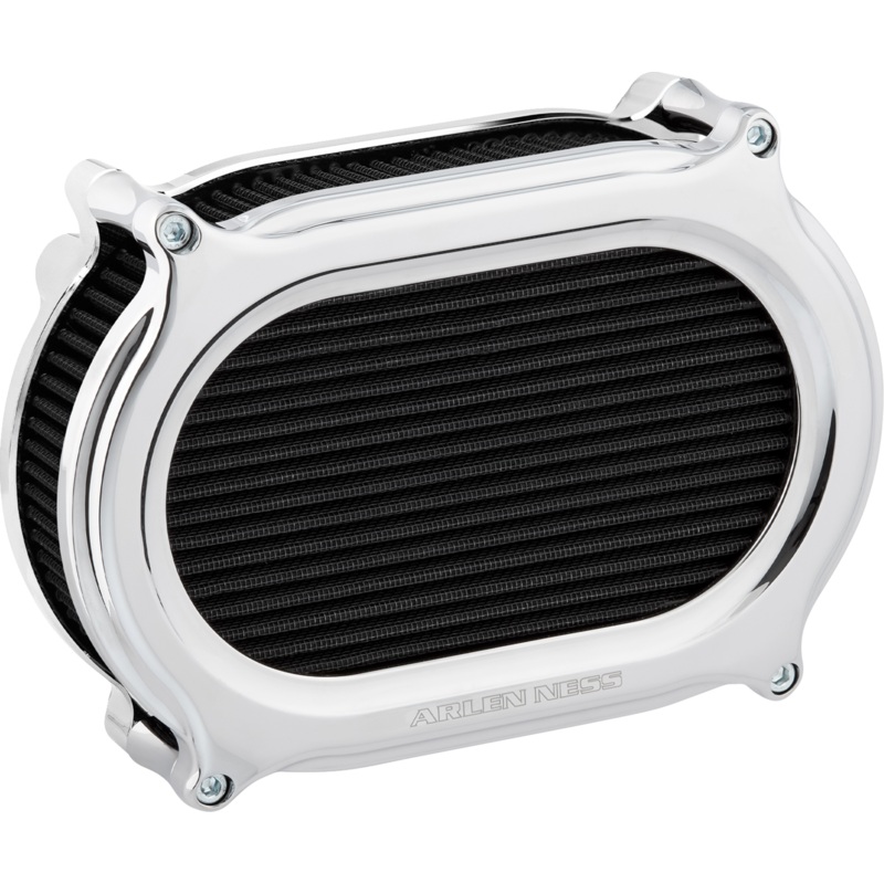 ARLEN NESS Stage 2 Oval Air Cleaner Kit – Chrome 600-195