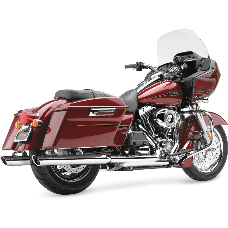 COBRA 3 Mufflers – Chrome – ’95-’16 Bagger 6020