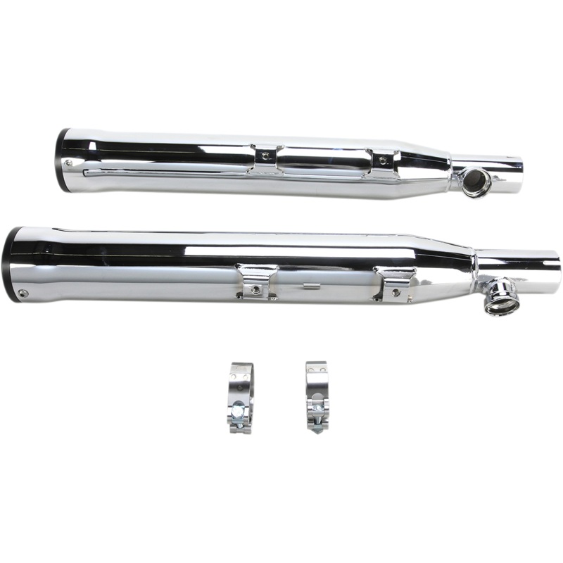 COBRA 3 RPT Mufflers for ’00-’06 Softail – Chrome 6054