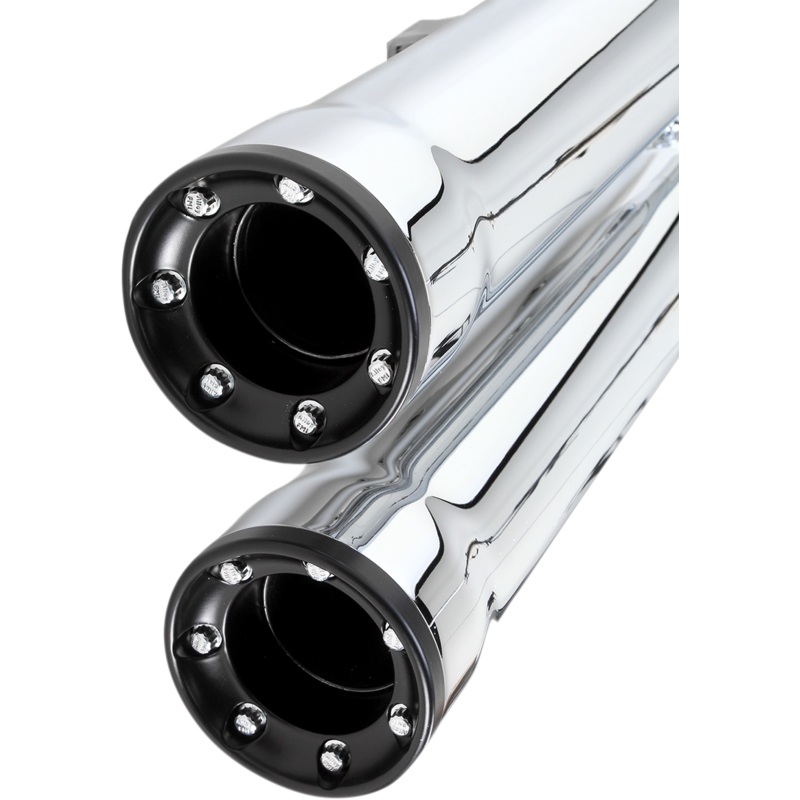 COBRA 3 RPT Mufflers for ’07-’13 XL – Chrome 6080