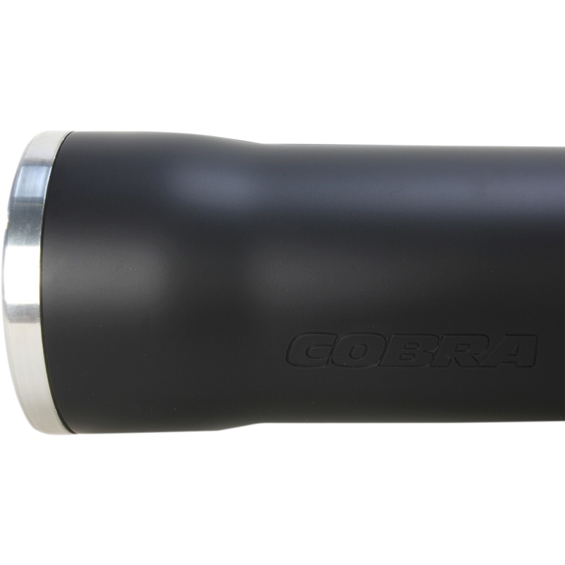 COBRA 3 RPT Mufflers for ’95-’17 FXD – Black 6055B