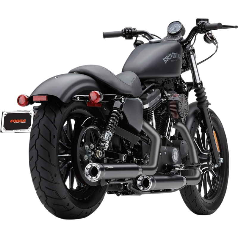 COBRA 3 RPT Mufflers for XL – Black 6081RB