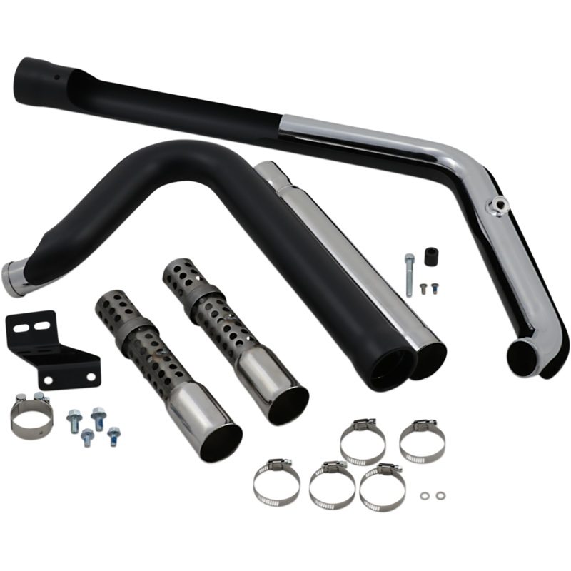 COBRA 909 Exhaust – Black – ’12-’17 Softail 6711B