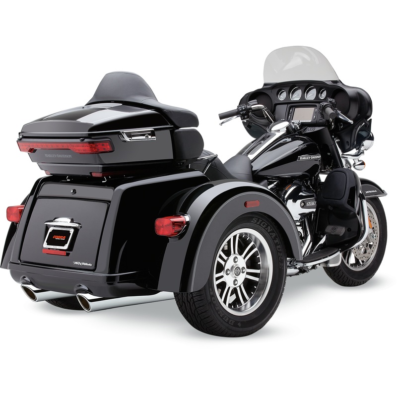 COBRA 909 Mufflers for Tri-Glide – Chrome 6303