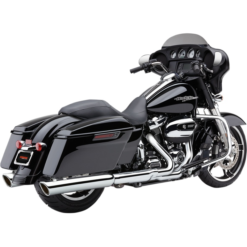 COBRA 909 Slip-On Mufflers for FL – Chrome 6108
