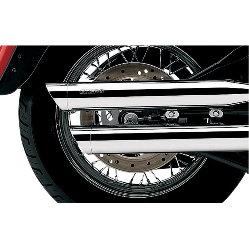COBRA Chrome Slashcut Mufflers 6000