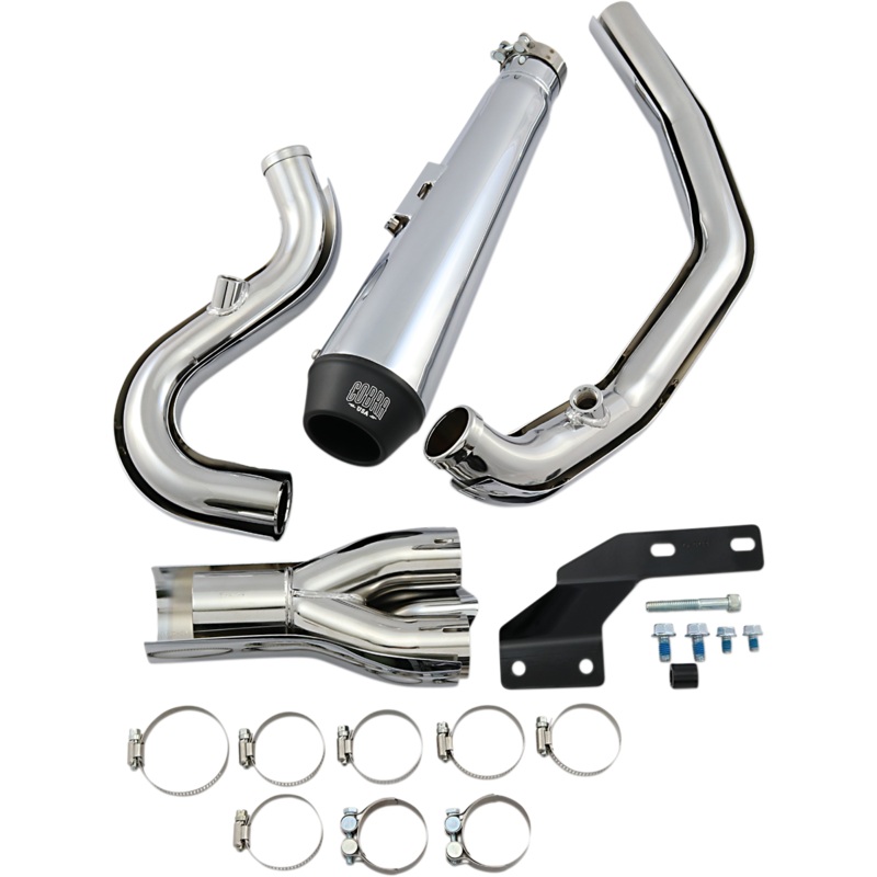 COBRA El Diablo Exhaust – Chrome – ’07-’11 Softail 6484