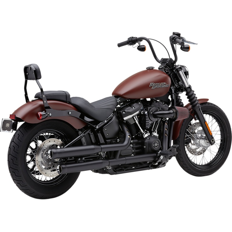 COBRA Neighbor Hater Mufflers for Softail – Black 6047B