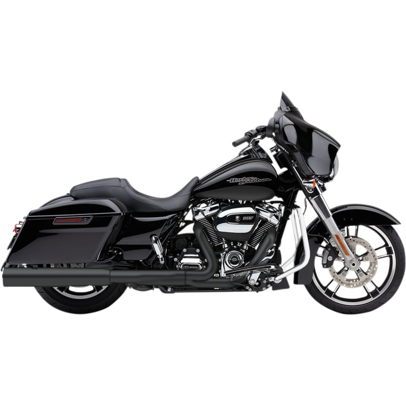 COBRA Power Flo Mufflers for ’95-’16 FL – Black 6215RB