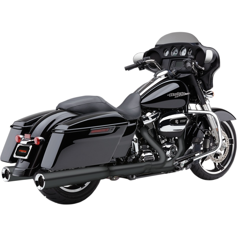 COBRA Power Flo Mufflers for FL – Black 6214RB