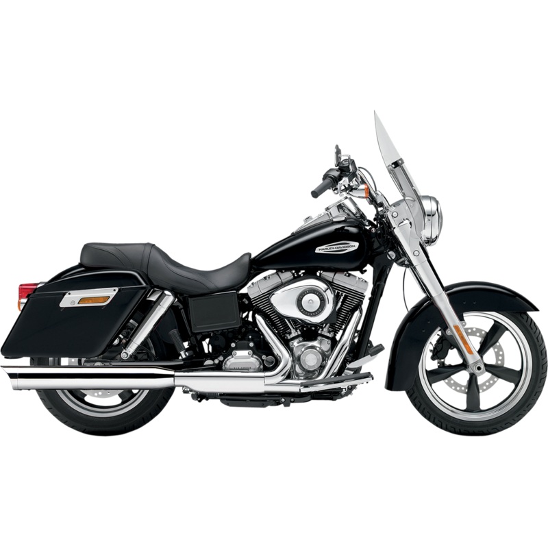 COBRA Scalloped Muffler – Chrome – ’12-’16 FLD 6209