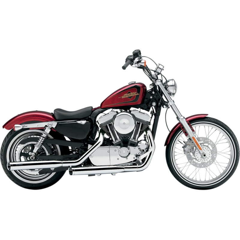 COBRA Slashcut Mufflers – Chrome – ’12-’13 XL1200V 6032