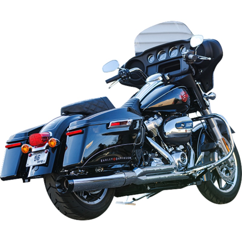 S&S CYCLE 2-into-1 Sidewinder Exhaust System – 50-State – Chrome – M8 Touring 550-0758