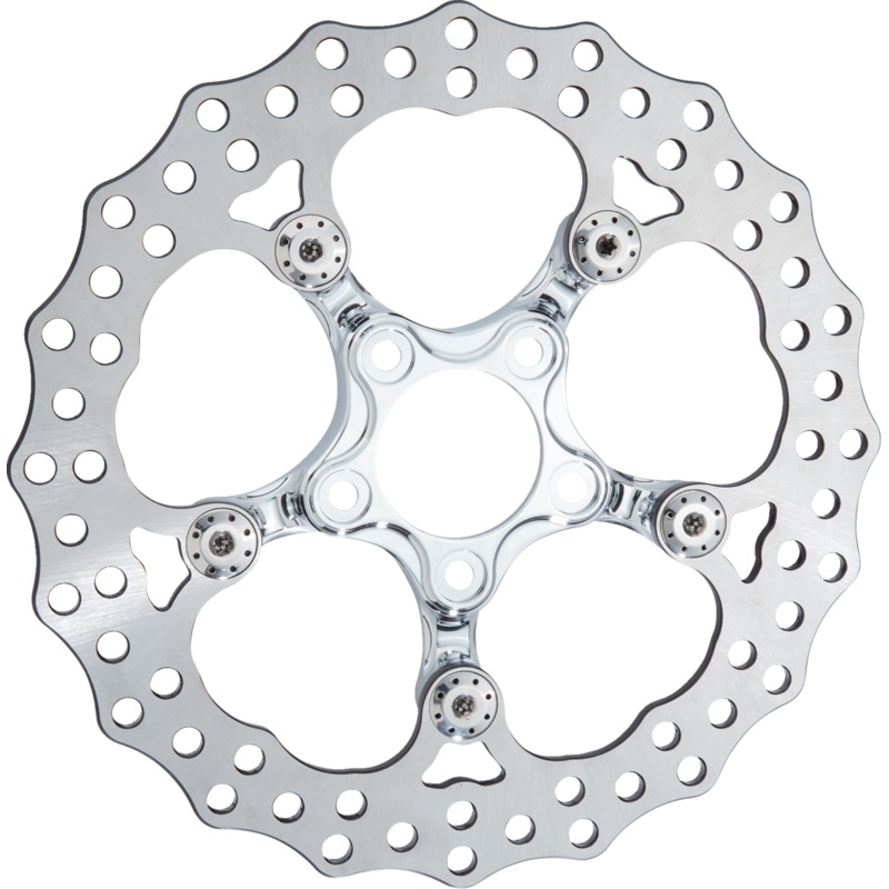 ARLEN NESS Spider Rotor – 12-19/32 – Chrome – Front 300-112