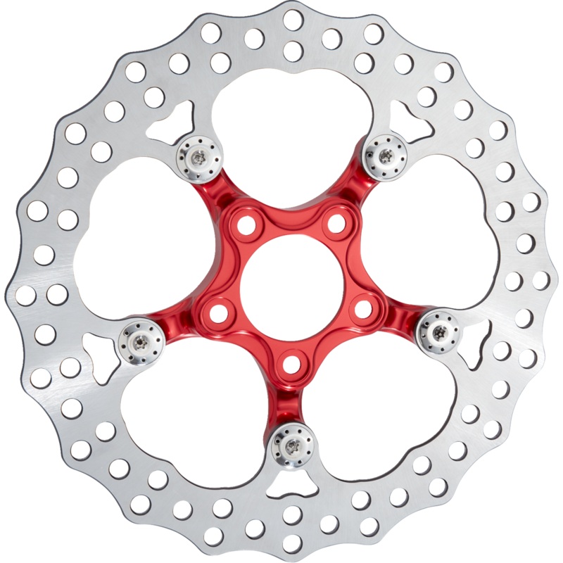ARLEN NESS Spider Rotor – 12-19/32 – Red – Front 300-111