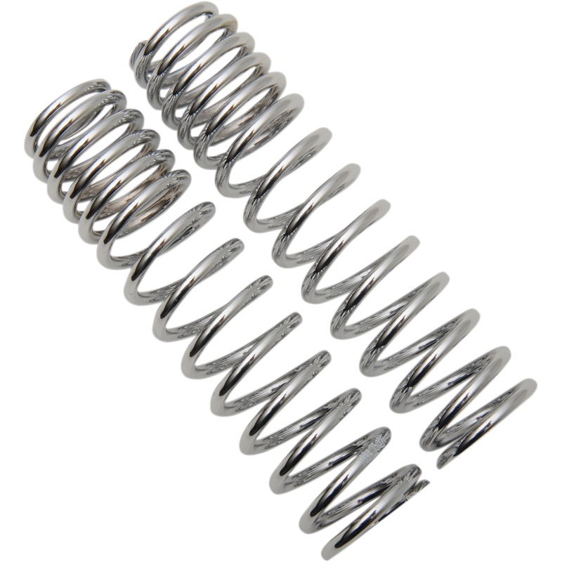 Shosck Spring PROGRESSIVE SUSPENSION Shock Springs - 12-Series - Chrome - 70-120 lb ...